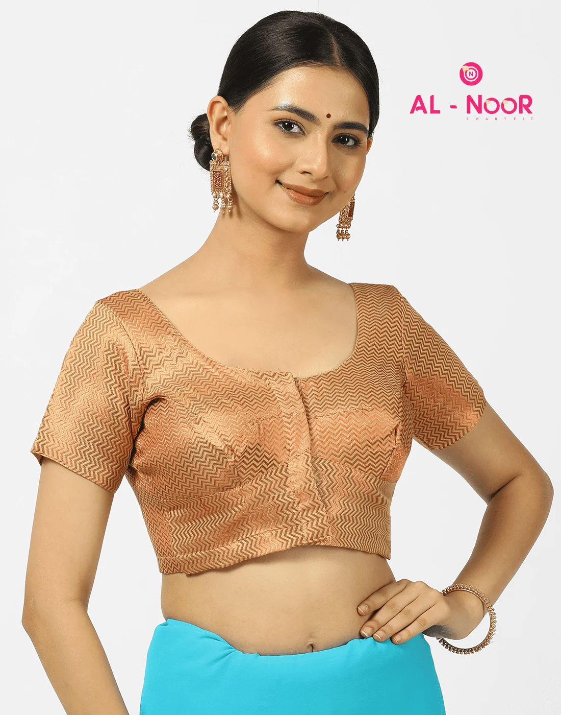 Golden color cotton blouse