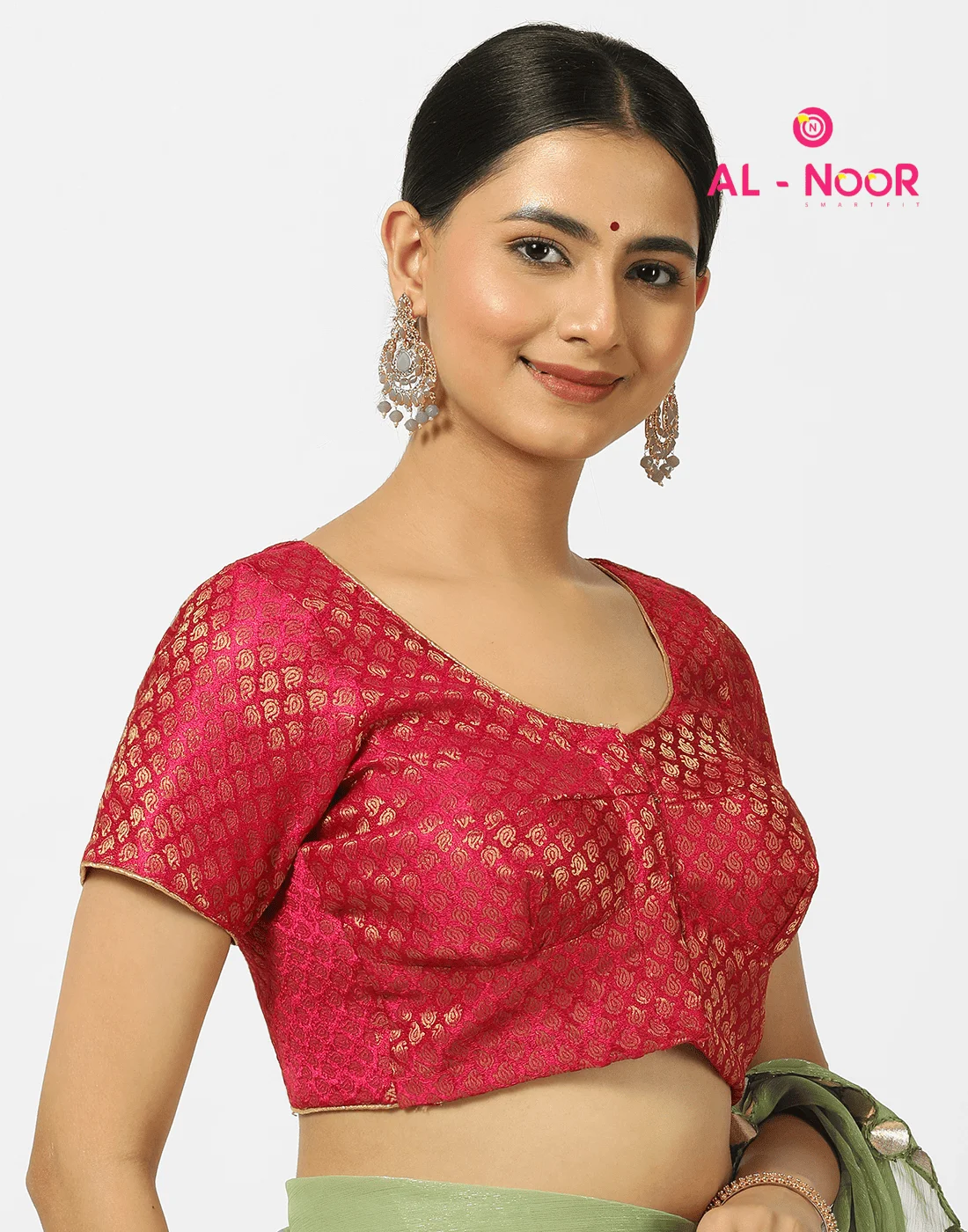 Red Banarasi Blouse