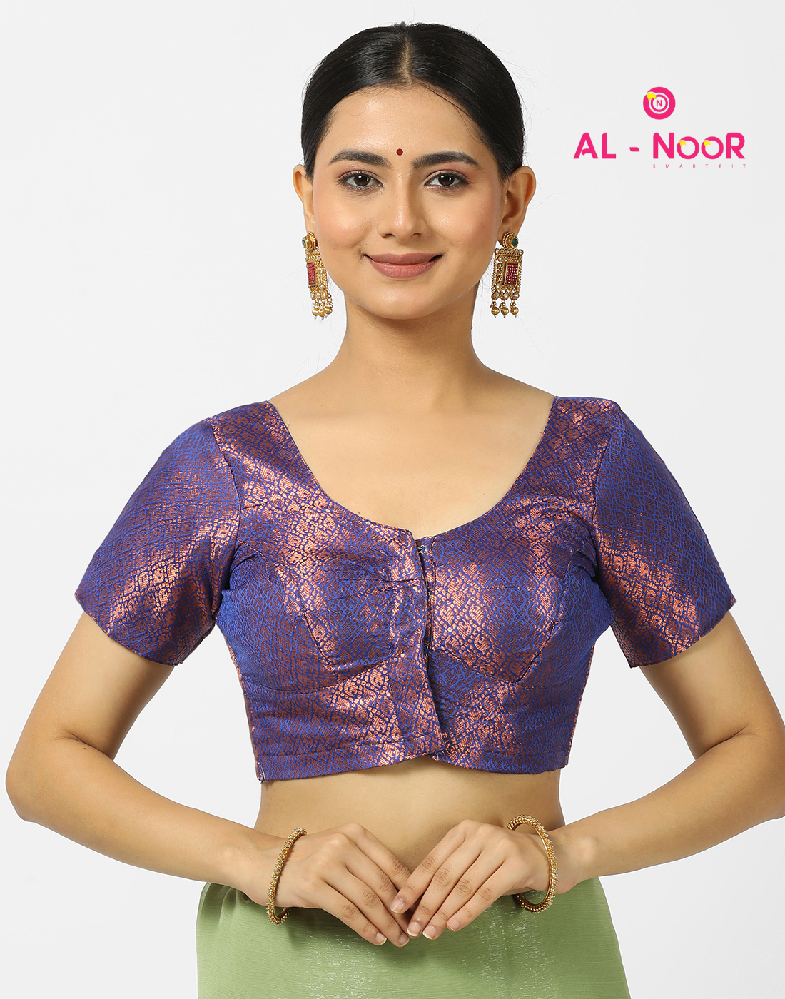 Violet Cotton Blouse