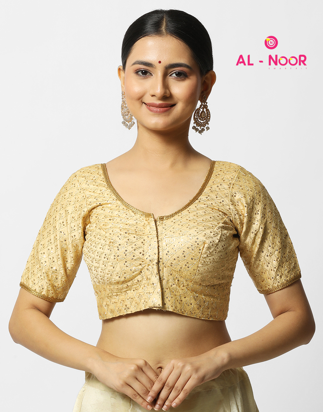 Sandal Sequency Lace Blouse