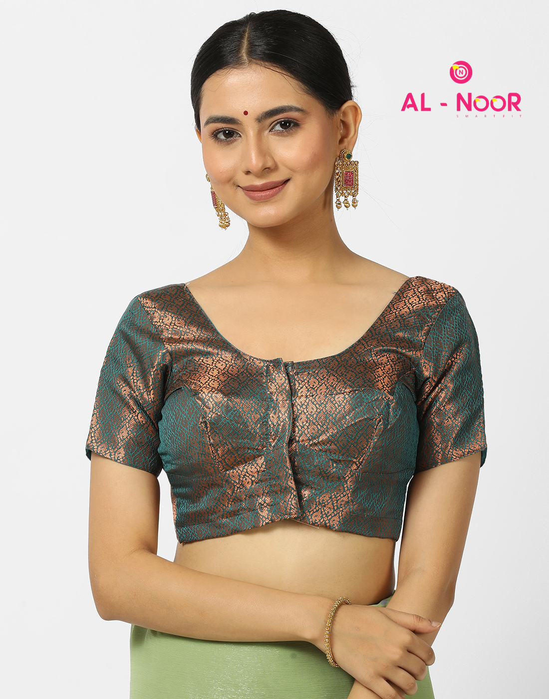 Copper Banaras Blouse