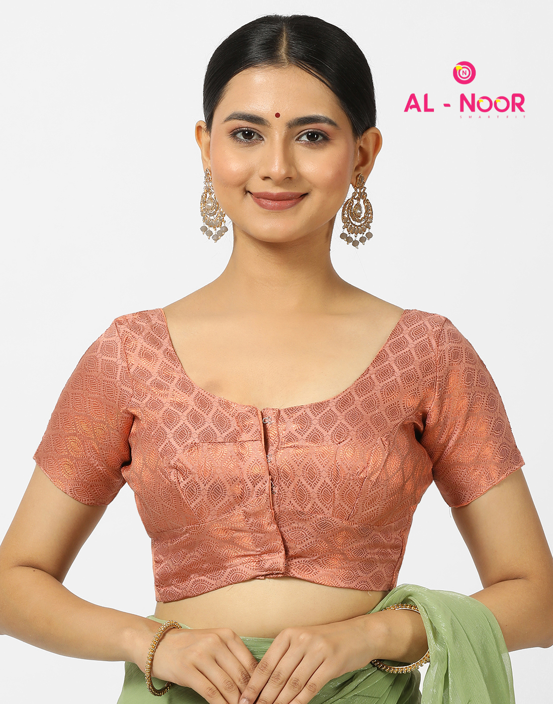 Pink Banaras Blouse