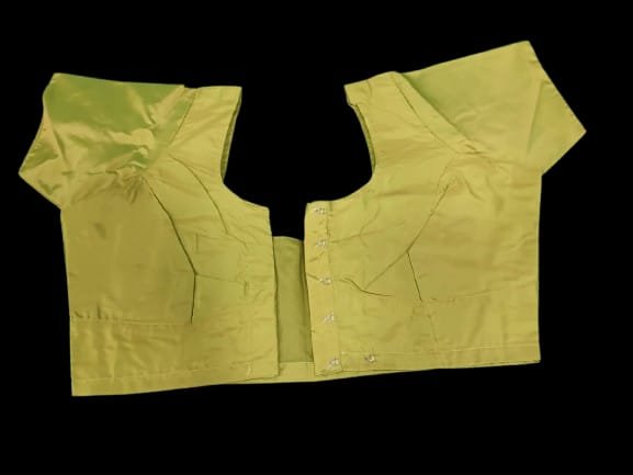 Yellow Silk Cotton Blouse